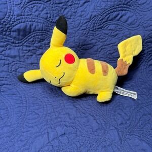 Pokemon Center Sleeping Pikachu Original Plush Toy Yellow‎ Limited